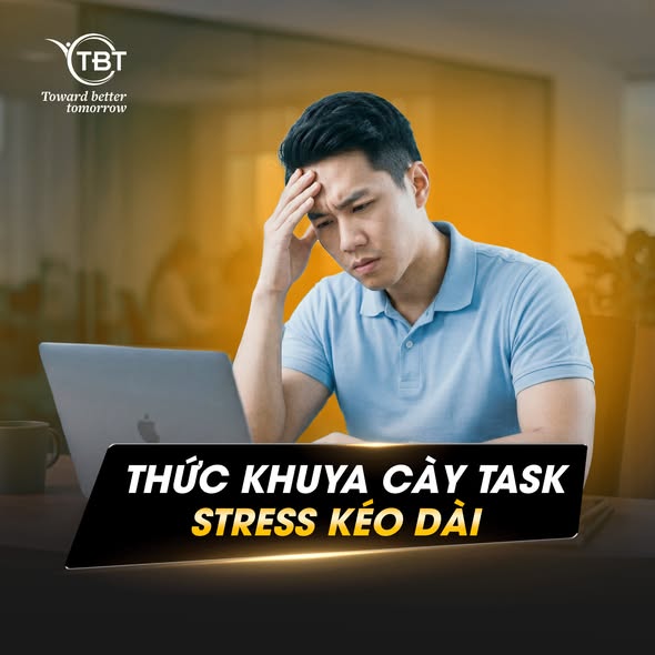 Thức khuya, stress kéo dài